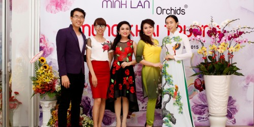 Dàn Hoa khôi Doanh nhân khoe sắc tại khai trương Minh Lan Orchids