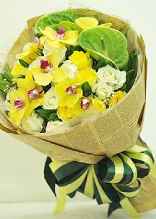 Hoa bó gửi yêu thương