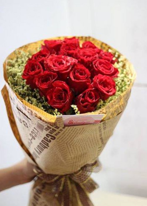 bó hồng tình yêu