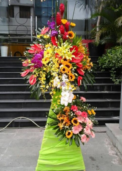 hoa chúc mừng sang trọng