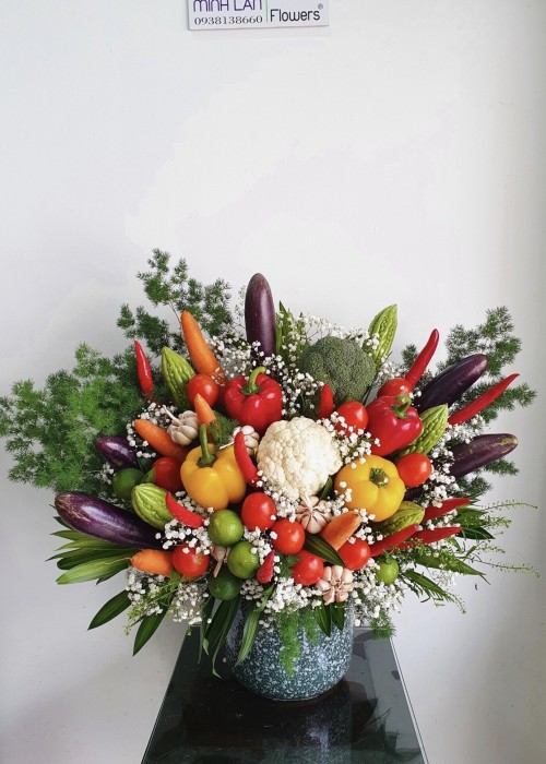 Chậu rau củ quả dễ thương