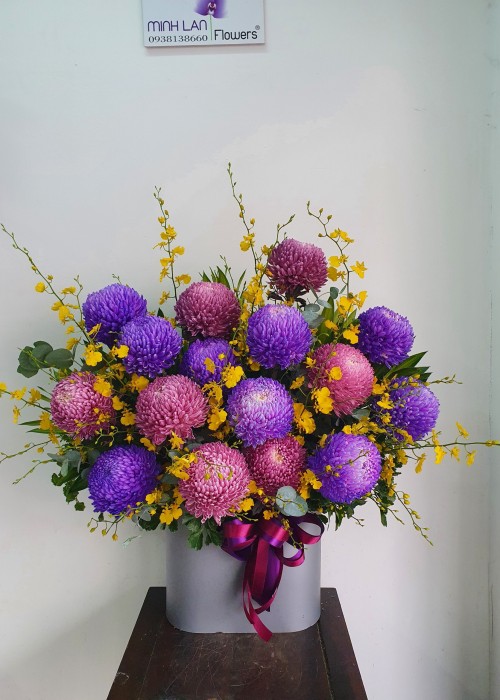 Hộp cúc mẫu đơn