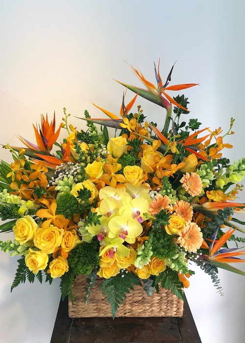 Giỏ hoa khai trương